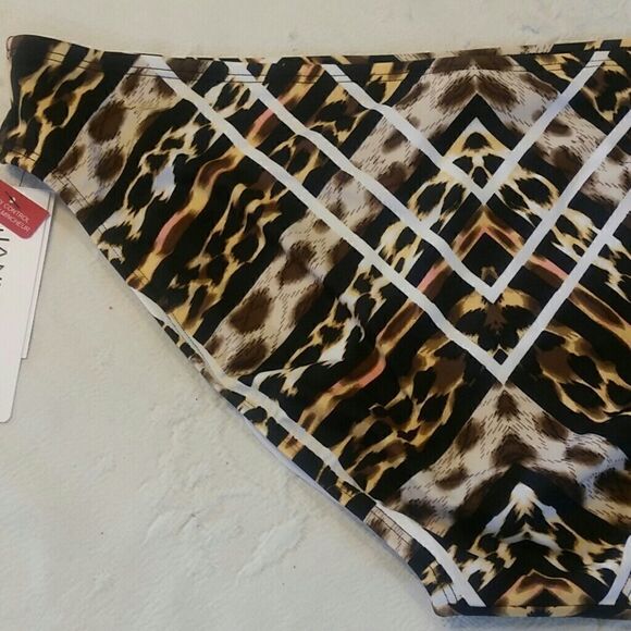 𝅺JANTZEN PLUS SIZE TRIBAL SWIM BOTTOM - Picture 5 of 8